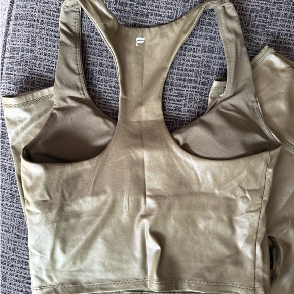 Fabletics Olive Green Workout Set - Picture 4 of 6